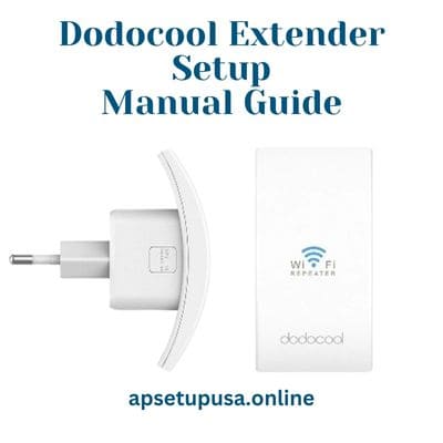 How can I set up a Dodocool extender manually?