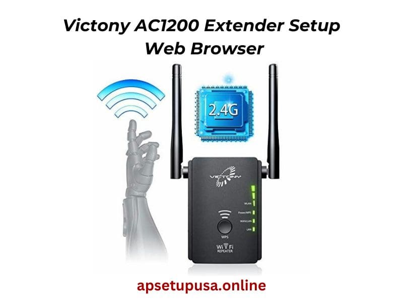 Victony AC1200 extender Setup via web browser