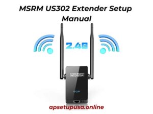 MSRM US302 manual setup